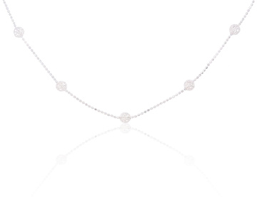 Silbernes Collier 