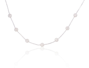 Серебряное колье 