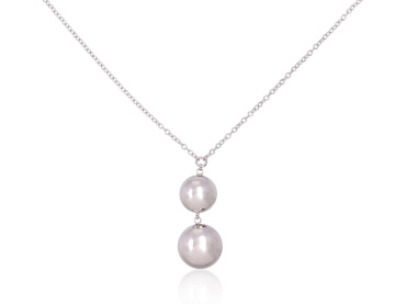 Silbernes Collier 