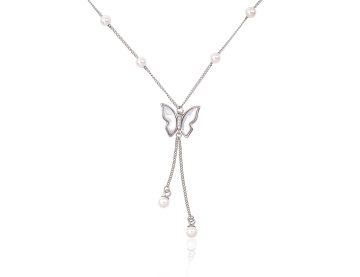Silbernes Collier 