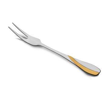 925° Silver Lemon Fork with 999° Rose Gold Plated 