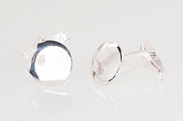 Silver cufflinks 