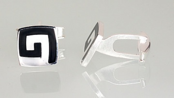 Silver cufflinks 