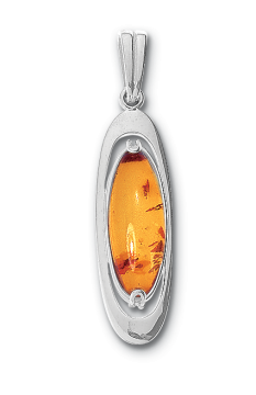 Pendants in Silver 925 - Amber 