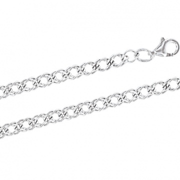 Silver bracelet / chain 45 cm
