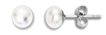 Ohrstecker aus 925er Sterling Silber mit Perlen 