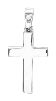 Подвеска крестик серебряный 925 пробы 