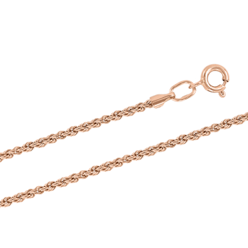 Bracelet/chain in red gold of 585 assay value 50 cm