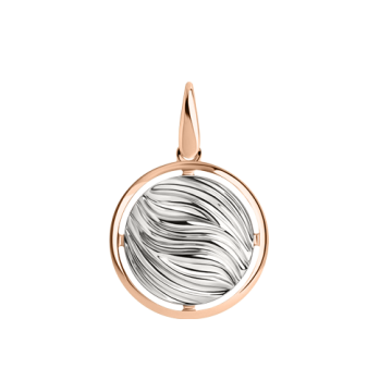 Gold-plated silver pendant 