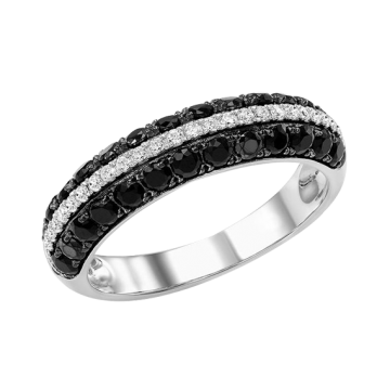 Женское серебряное кольцо 925 пробы с фианитами 