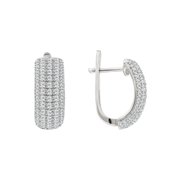 Ohrringe aus 925er Sterling Silber mit Zirkonia 
