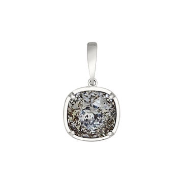 Silver pendant with swarovski crystal 