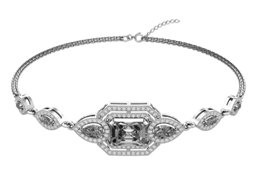 Armband aus 925er Sterling Silber mit Zirkonia 