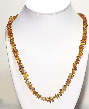 Natural amber necklace 52 cm