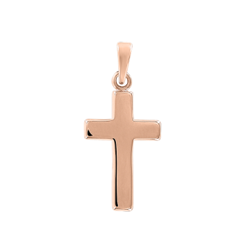 Gold-plated silver cross 