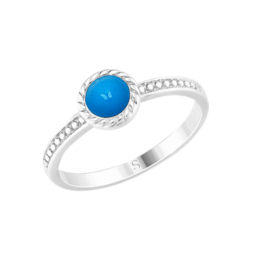 Женское серебряное кольцо 925 пробы с эмалью 