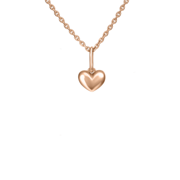 Pendant in red gold of 585 assay value 