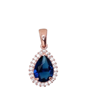 Anhänger aus Rotgold 585° mit Zirkonia 