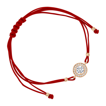 Armband aus Rotgold 585° mit Zirkonia 