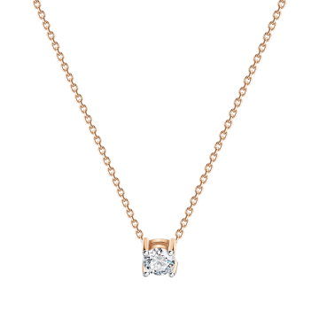 Колье из красного золота 585 пробы с Бриллиантами 