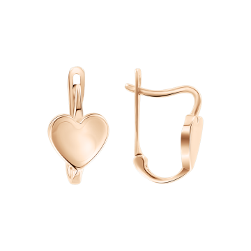 Kinder Ohrringe aus Rotgold 585° (14K) 