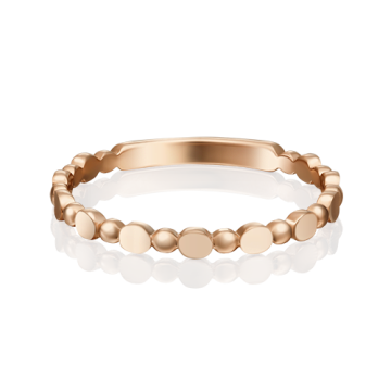 Rotgold 585° Damenring 