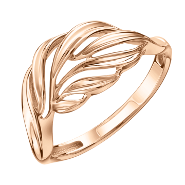 Rotgold 585° Damenring 