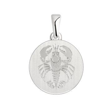 Anhänger Sternzeichen Krebs aus 925er Sterling Silber 