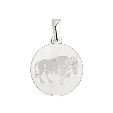 Anhänger Sternzeichen Stier aus 925er Sterling Silber 