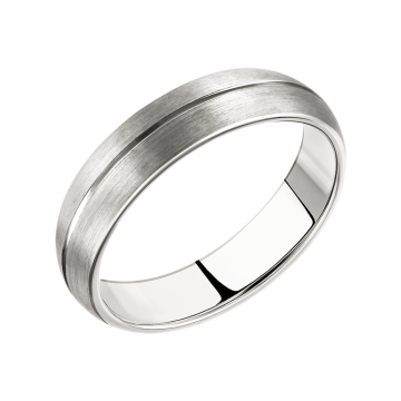 Wedding silver ring 