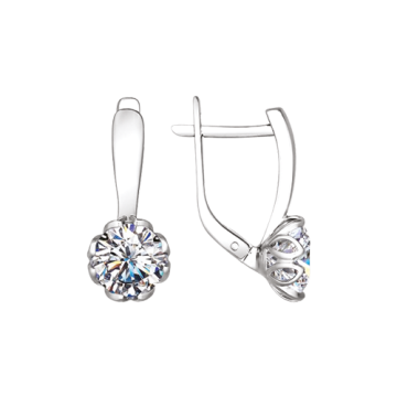 Ohrringe aus 925er Sterling Silber mit Zirkonia 