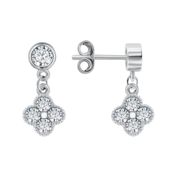 Ohrstecker aus Silber 925° mit Zirkonia 