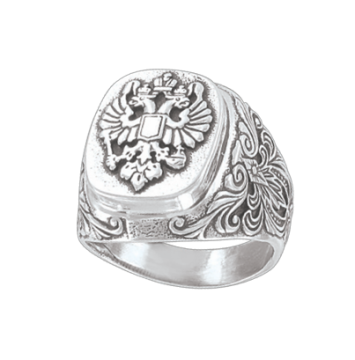 Мужское кольцо из серебра 925 пробы 