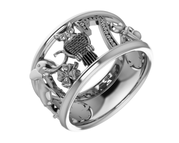 Lady´s silver ring 