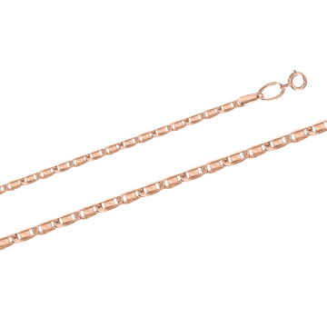 Chain in red gold of 585 assay value 55 cm
