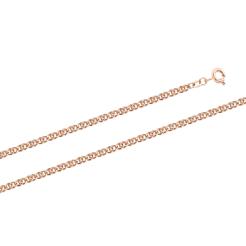 Chain in red gold of 585 assay value 55 cm
