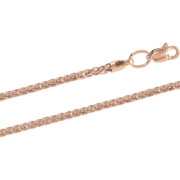 Chain in red gold of 585 assay value 50 cm