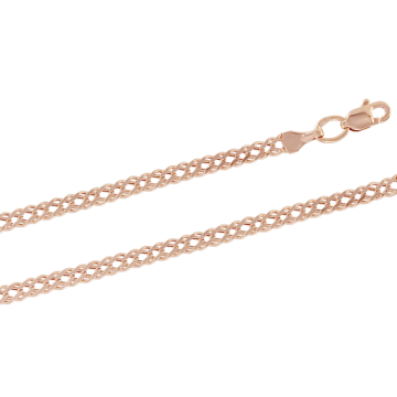 Цепочка из красного золота 585 пробы 55 cm