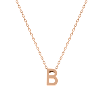 Chain with pendant in red gold of 585 assay value 
