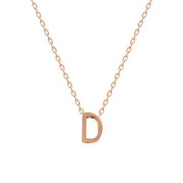 Chain with pendant in red gold of 585 assay value 