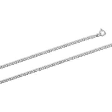 Chain in white gold of 585 assay value 50 cm