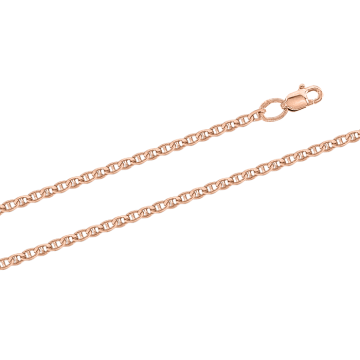 Цепочка из красного золота 585 пробы 50 cm
