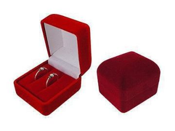 Schmuck Etui, Geschenkkästchen Dunkelrot
