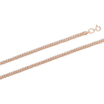 Цепочка из красного золота 585 пробы 50 cm