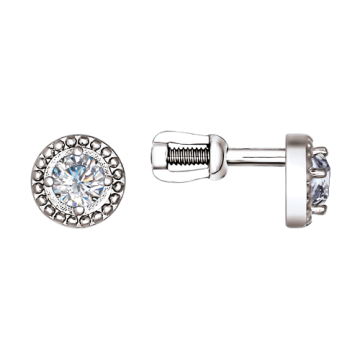 Ohrstecker aus Silber 925° mit Zirkonia 
