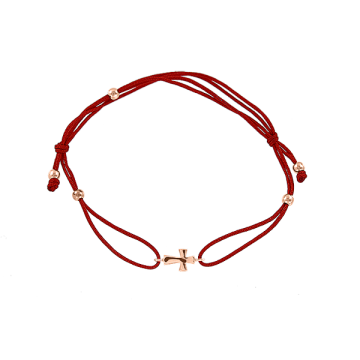 Bracelet in red gold of 585 assay value 