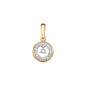 Eleganter Anhänger aus Gelbgold 585 