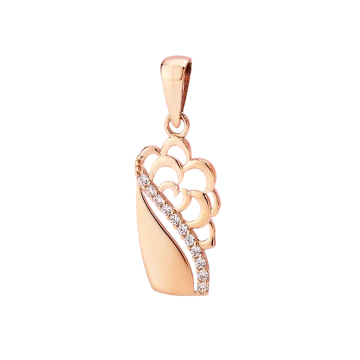 585 Gold Pendant with Cubic Zirconia 