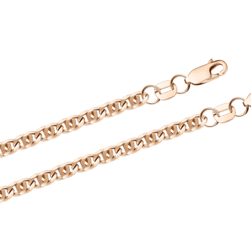 Bracelet in red gold of 585 assay value 