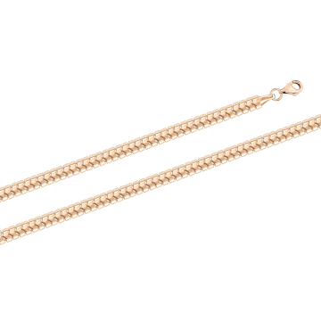 Bracelet in red gold of 585 assay value 